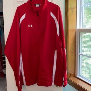 NWOT Under Armor zip wind breaker w/ pockets, XXL